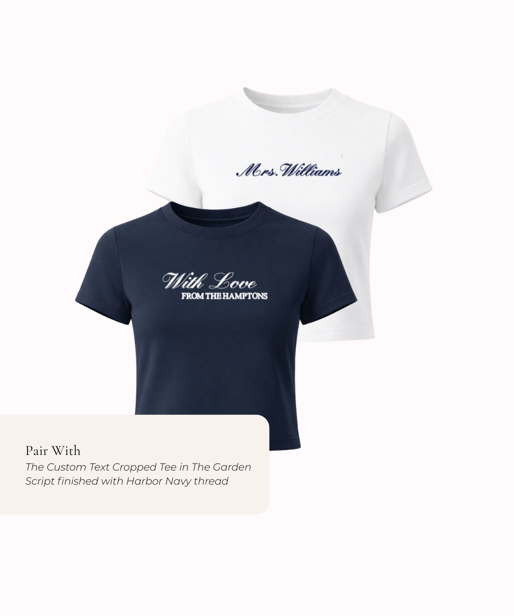 With Love, From Cropped Tee