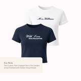 With Love, From Cropped Tee
