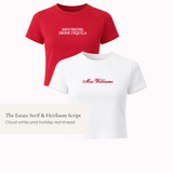 Custom Cropped Tee