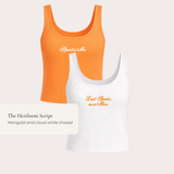 Custom Ribbed Crop Tank