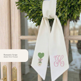 The Valentine's Day Personalized Wreath Sash