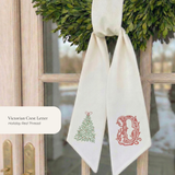 The Holiday Personalized Wreath Sash
