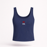 Custom Lobster Ribbed Crop Tank