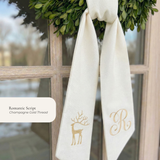 The Holiday Personalized Wreath Sash