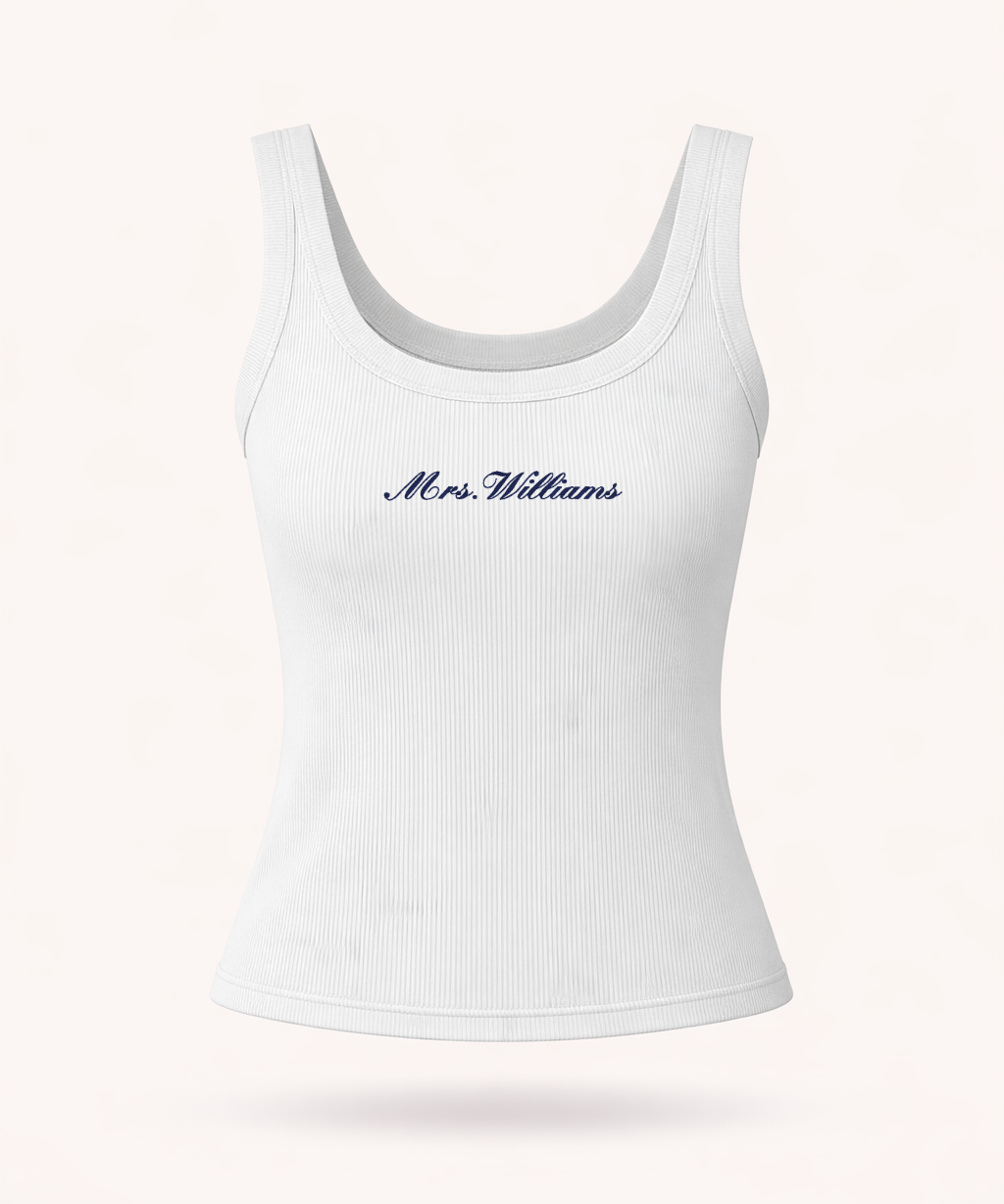 Custom Ribbed Full Length Tank