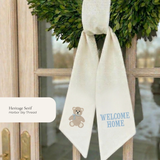 The Newborn Welcome Home Personalized Wreath Sash