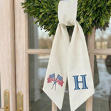 The Patriotic Personalized Wreath Sash