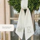 The Signature Dog Portrait Personalized Wreath Sash