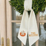 The Autumn Personalized Wreath Sash