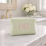 Classic Seersucker Cosmetic Bag