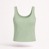 Custom Ribbed Crop Tank