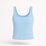 Custom Ribbed Crop Tank
