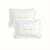 Custom Ruffle Pillowcase Set