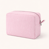 Classic Seersucker Cosmetic Bag