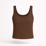 Custom Ribbed Crop Tank