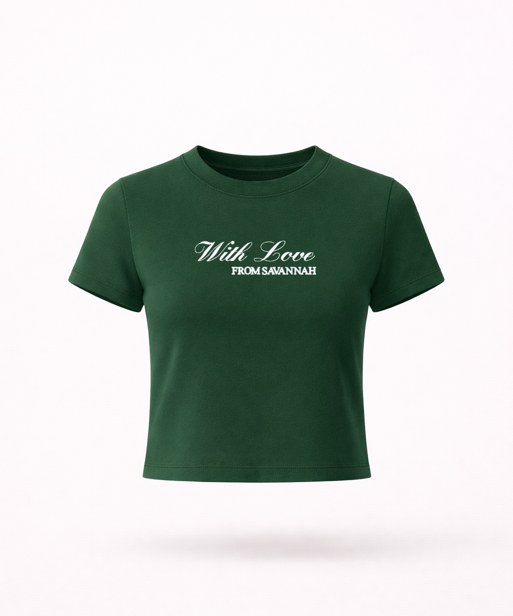 With Love, From Cropped Tee