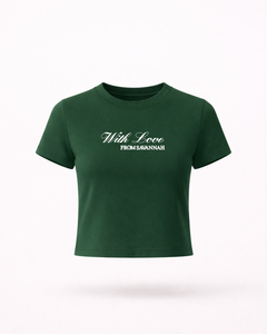 With Love, From Cropped Tee