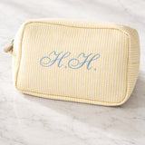 Classic Seersucker Cosmetic Bag