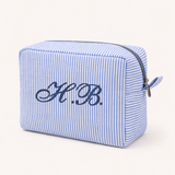 Classic Seersucker Cosmetic Bag