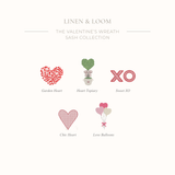 The Valentine's Day Personalized Wreath Sash