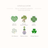 The St. Patrick's Day Personalized Wreath Sash